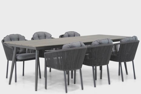Santika Novita/Matale 240 cm dining tuinset 7-delig