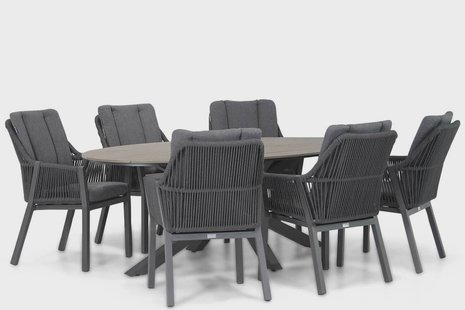 Lifestyle Verona/Matara 220 cm dining tuinset 7-delig