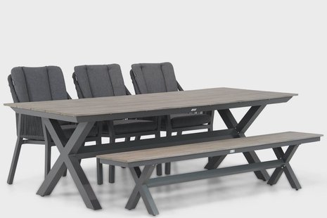 Lifestyle Verona/Forest 240 cm dining tuinset 5-delig