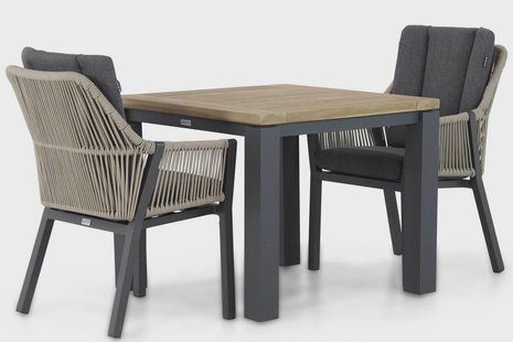 Lifestyle Verona/Veneto 90 cm dining tuinset 3-delig