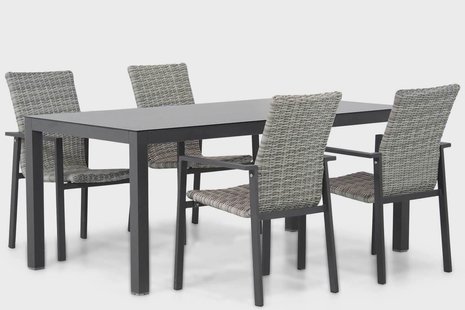 Lifestyle Upton/Madras 180 cm dining tuinset 5-delig