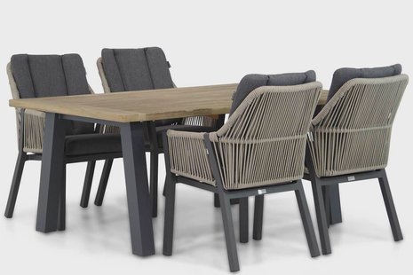 Lifestyle Verona/Glasgow 180 cm dining tuinset 5-delig