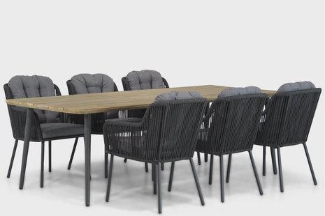 Santika Tendenza/Montana 240 cm dining tuinset 7-delig