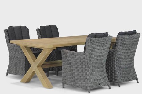 Garden Collections Venerdi/Oregon 200 cm dining tuinset 5-delig