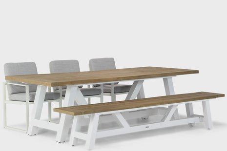 Santika Zaga/Florence 260 cm dining tuinset 5-delig