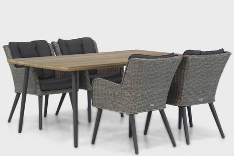 Garden Collections Boston/Montana 180 cm dining tuinset 5-delig