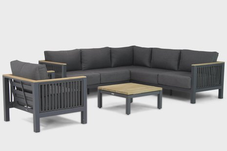 Santika Shadow/Riviera 75 cm hoek loungeset 5-delig