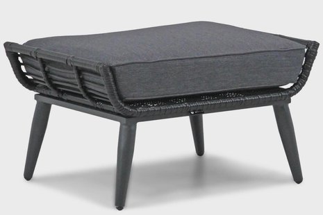 Coco Leonardo lounge voetenbank off black