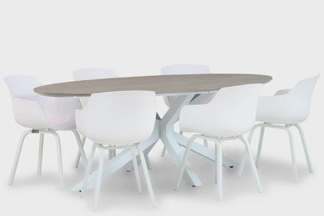 Lifestyle Salina/Panama 220 cm dining tuinset 7-delig