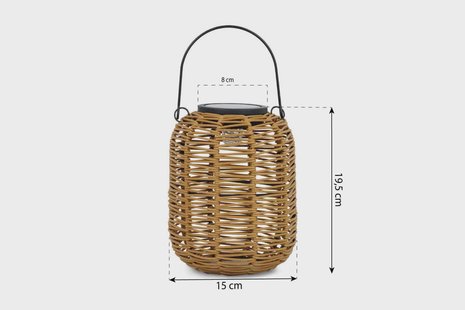 Soluxioo Shika windlicht (zonne-energie)