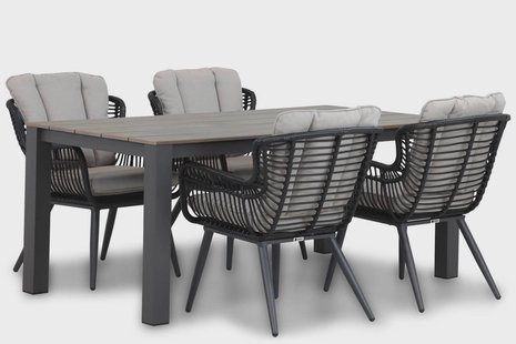 Coco Azzano/Valley 180 cm dining tuinset 5-delig