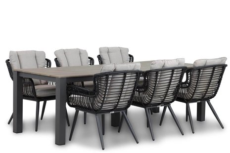 Coco Azzano/Valley 240 cm dining tuinset 7-delig