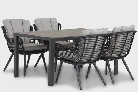 Coco Azzano/Young 155 cm dining tuinset 5-delig
