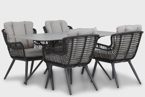 Coco Azzano/Valerio 180 cm dining tuinset 5-delig