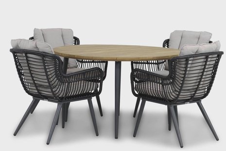Coco Azzano/Montana 130 cm dining tuinset 5-delig