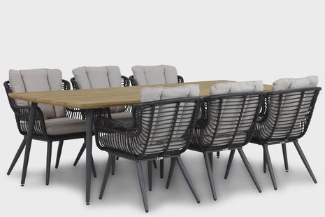 Coco Azzano/Montana 240 cm dining tuinset 7-delig