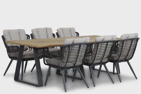 Coco Azzano/Palta 240 cm dining tuinset 7-delig
