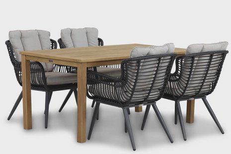 Coco Azzano/Weston 160 cm dining tuinset 5-delig