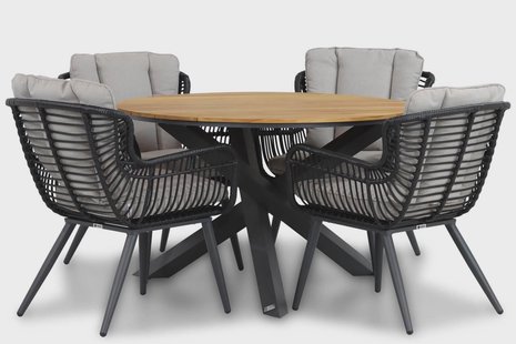 Coco Azzano/Fabriano 120 cm dining tuinset 5-delig