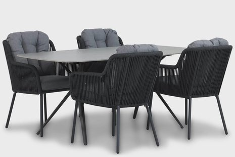 Santika Tendenza/Valerio 180 cm dining tuinset 5-delig