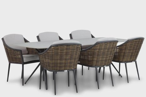 Coco Olivine/Valerio 240 cm dining tuinset 7-delig