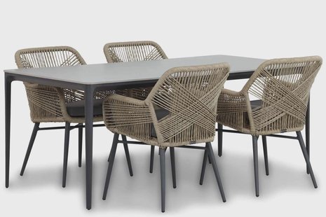 Lifestyle Advance/Gianna 180 cm dining tuinset 5-delig