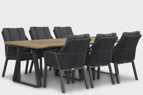 Lifestyle Verona/Palta 240 cm dining tuinset 7-delig