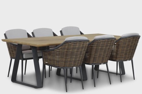 Coco Olivine/Palta 240 cm dining tuinset 7-delig