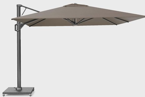 Platinum Beaufort premium zweefparasol 3.2x3.2m (excl.voet)