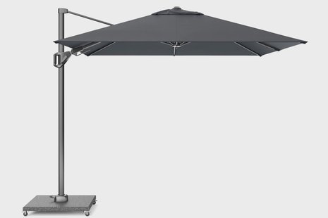 Platinum Voyager T2 Zweefparasol 270 cm x 270 cm faded black (excl.voet)
