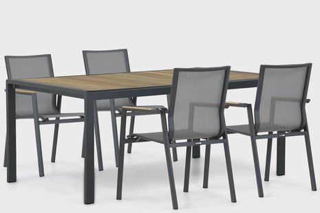 Lifestyle Fiora/Valence 180 cm dining tuinset 5-delig