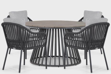 Coco Puerto/Sorrento 125 cm dining tuinset 5-delig