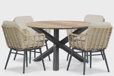 Coco Antoni/Fabriano 120 cm dining tuinset 5-delig