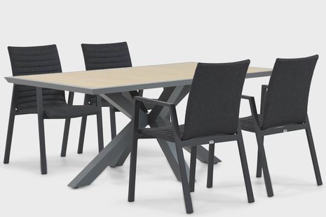 Osmen Joliet/Palermo 181 cm dining tuinset 5-delig