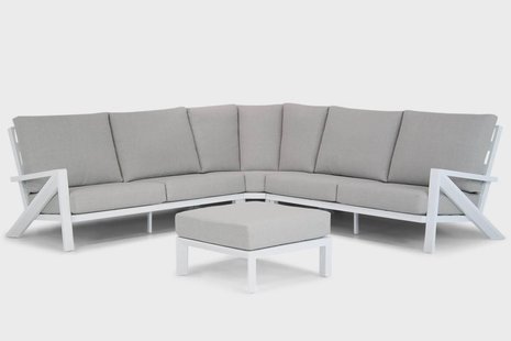 Santika Cinta hoek loungeset 4-delig - Quick Dry Foam