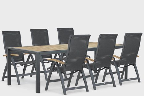 Presto Tarenta/Valence 240 cm dining tuinset 7-delig