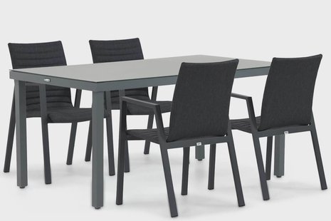 Osmen Joliet/Porto 160 cm dining tuinset 5-delig