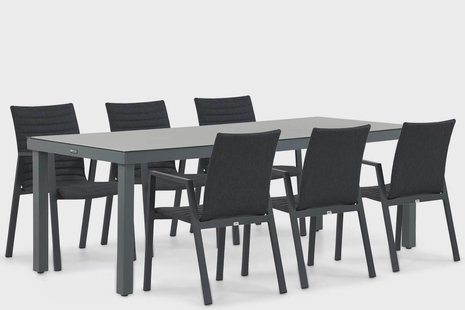 Osmen Joliet/Porto 220 cm dining tuinset 7-delig