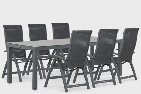 Presto Lucardo/Porto 220 cm dining tuinset 7-delig