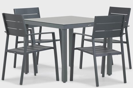 Lifestyle Stella/Porto 90 cm dining tuinset 5-delig