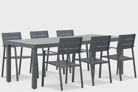 Lifestyle Stella/Porto 220 cm dining tuinset 7-delig