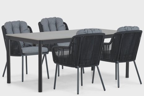 Santika Tendenza/Como 180 cm dining tuinset 5-delig