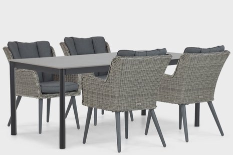 Garden Collections Boston/Como 180 cm dining tuinset 5-delig