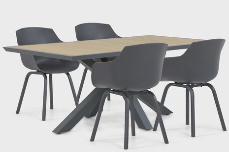 Lifestyle Salina/Palermo 181 cm dining tuinset 5-delig