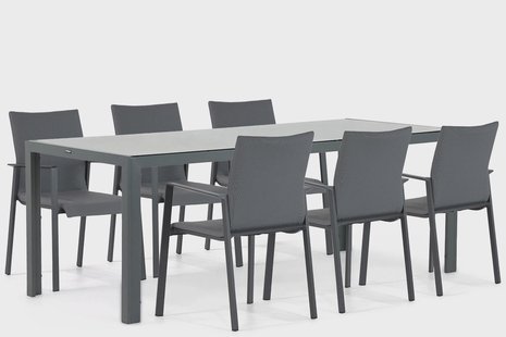 Lifestyle Rome/Venustas 210 cm dining tuinset 7-delig