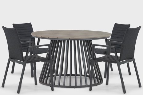 Osmen Joliet/Sorrento 125 cm dining tuinset 5-delig