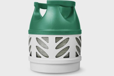 Benegas gasfles 5 KG  (past onder de vuurtafel)