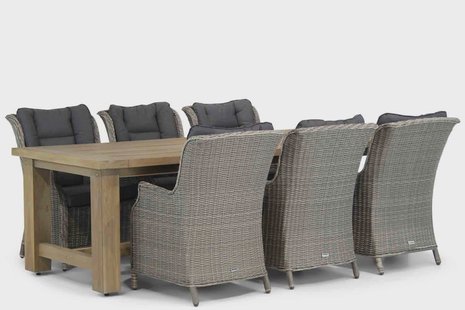 Garden Collections Aberdeen/Fourmile 260 cm dining tuinset 7-delig