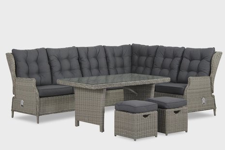 Garden Collections New Castle dining loungeset 7-delig