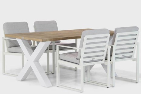 Santika Zaga/Cardiff 180 cm dining tuinset 5-delig